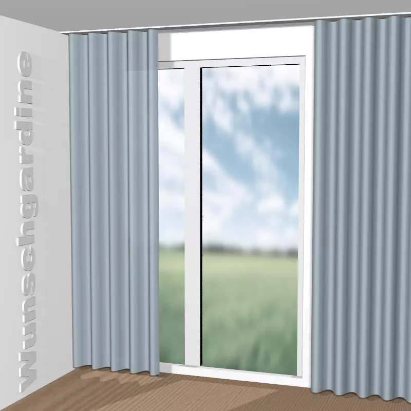 Wellenvorhang aus Cotone 1-6901-180