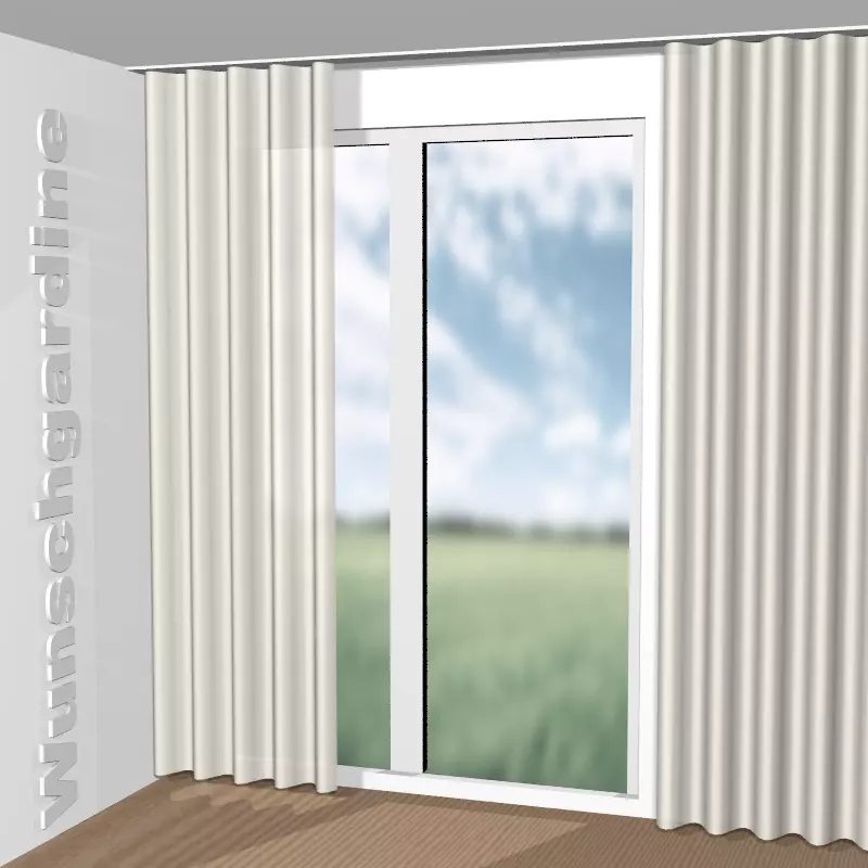 Wellenvorhang aus Courtney 1-6803-070