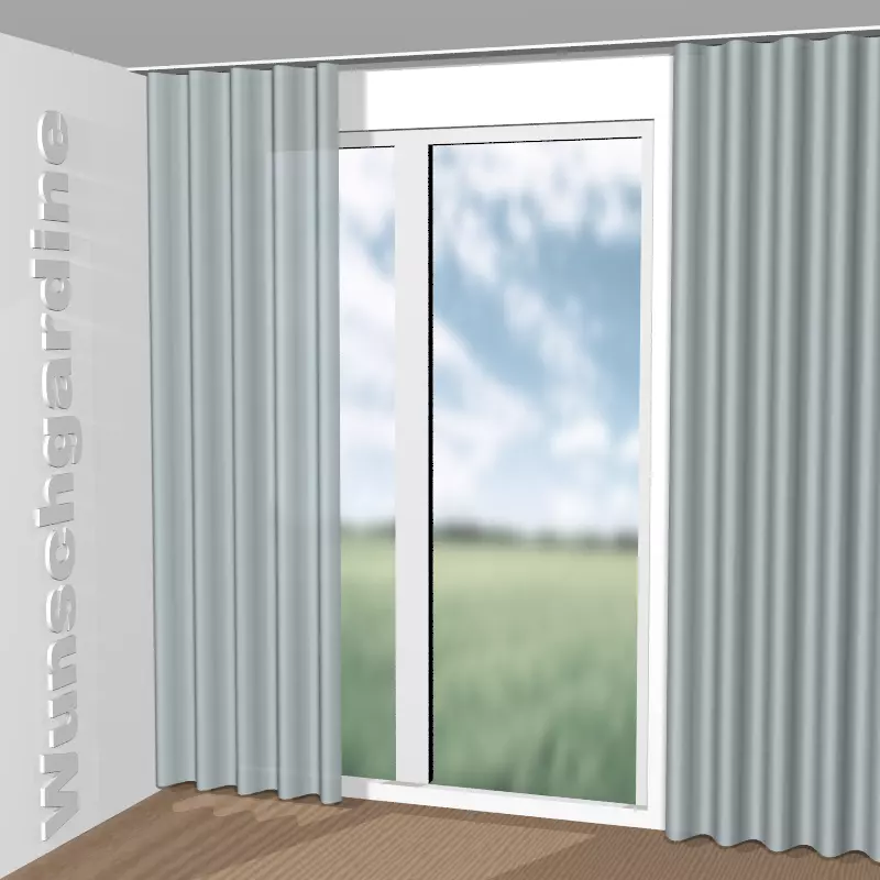 Wellenvorhang aus Courtney 1-6803-082