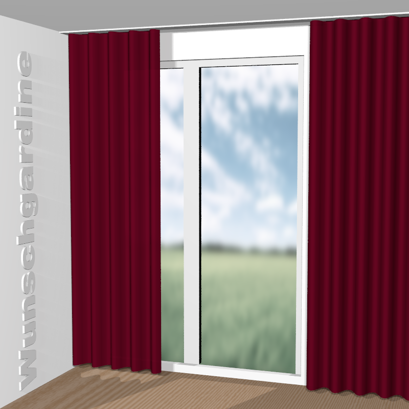 Wellenvorhang aus Crepe Fr JA6195-011