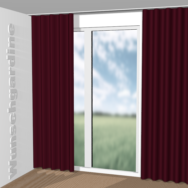 Wellenvorhang aus Crepe Fr JA6195-012