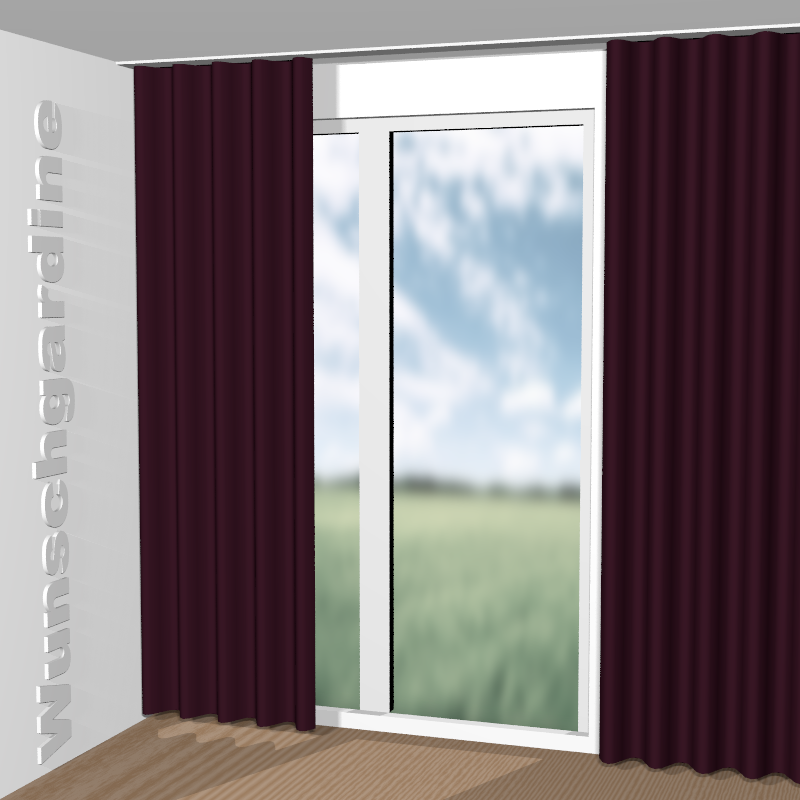 Wellenvorhang aus Crepe Fr JA6195-013