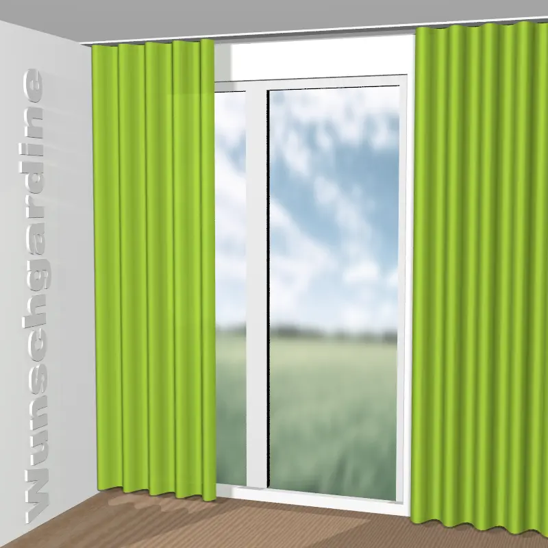 Wellenvorhang aus Crepe Fr JA6195-030