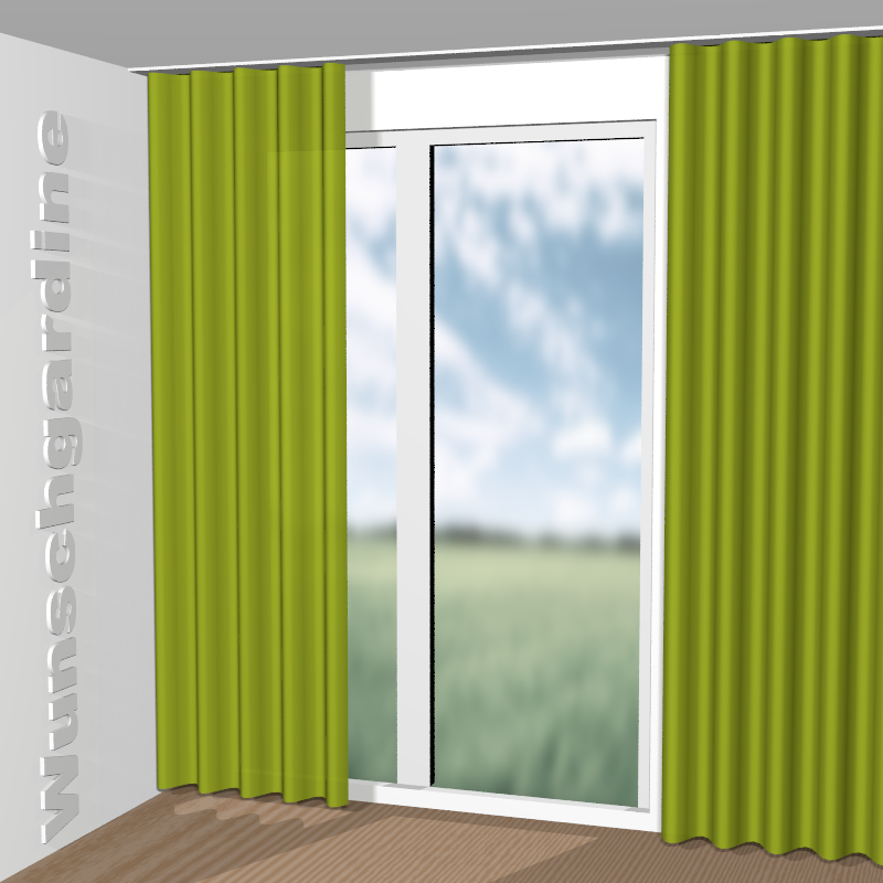 Wellenvorhang aus Crepe Fr JA6195-031