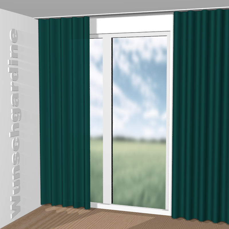 Wellenvorhang aus Crepe Fr JA6195-034