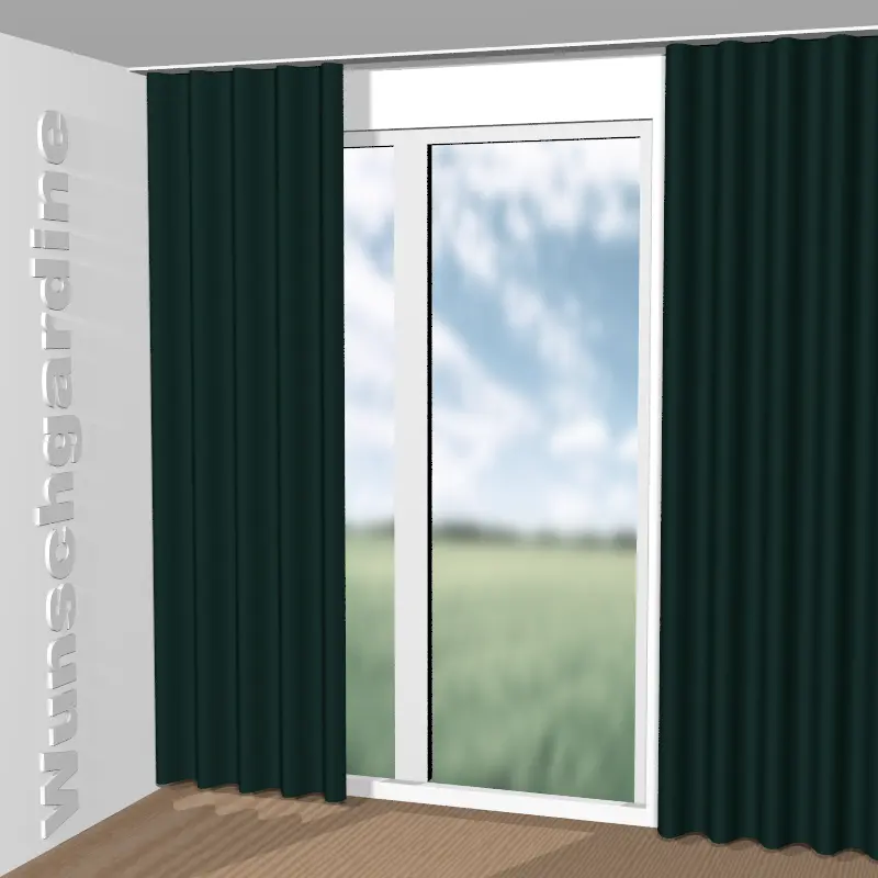 Wellenvorhang aus Crepe Fr JA6195-035