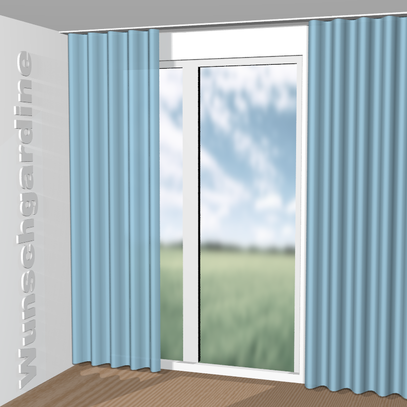 Wellenvorhang aus Crepe Fr JA6195-052