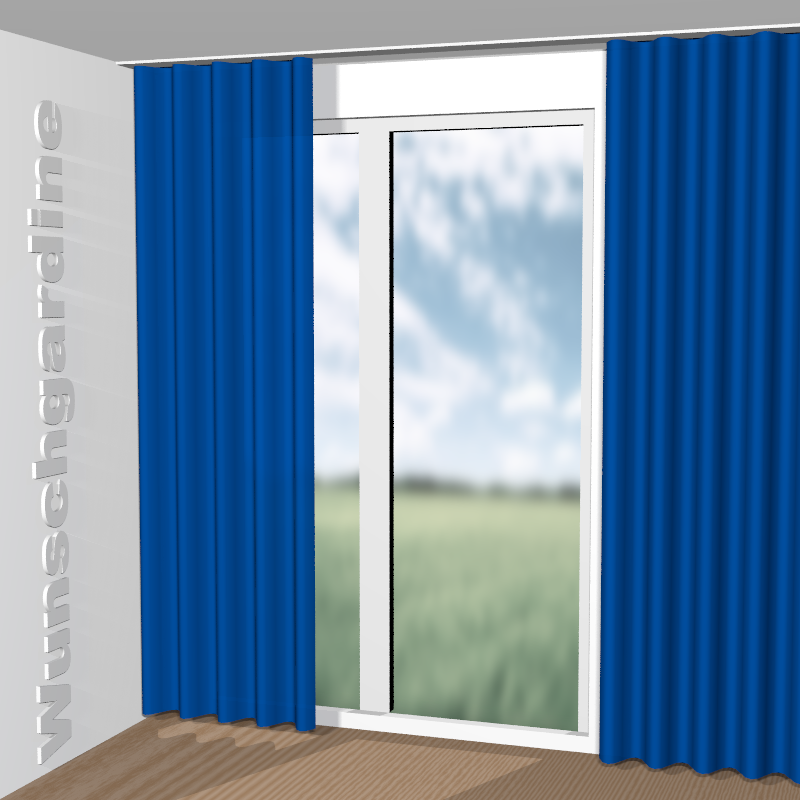 Wellenvorhang aus Crepe Fr JA6195-054