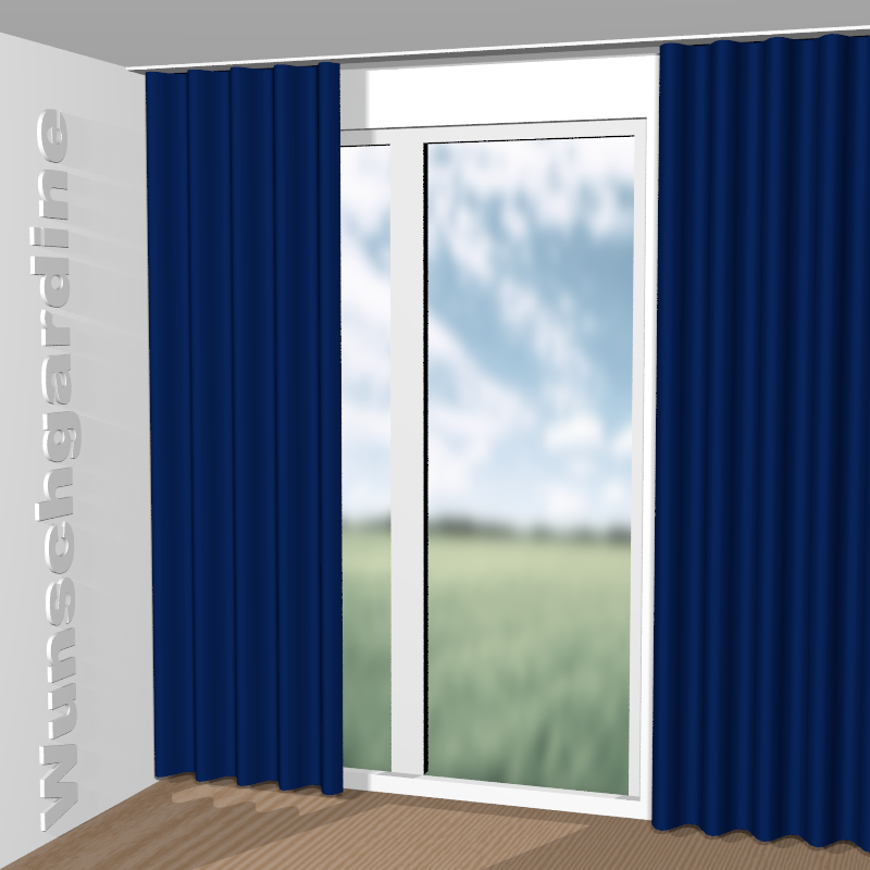 Wellenvorhang aus Crepe Fr JA6195-059