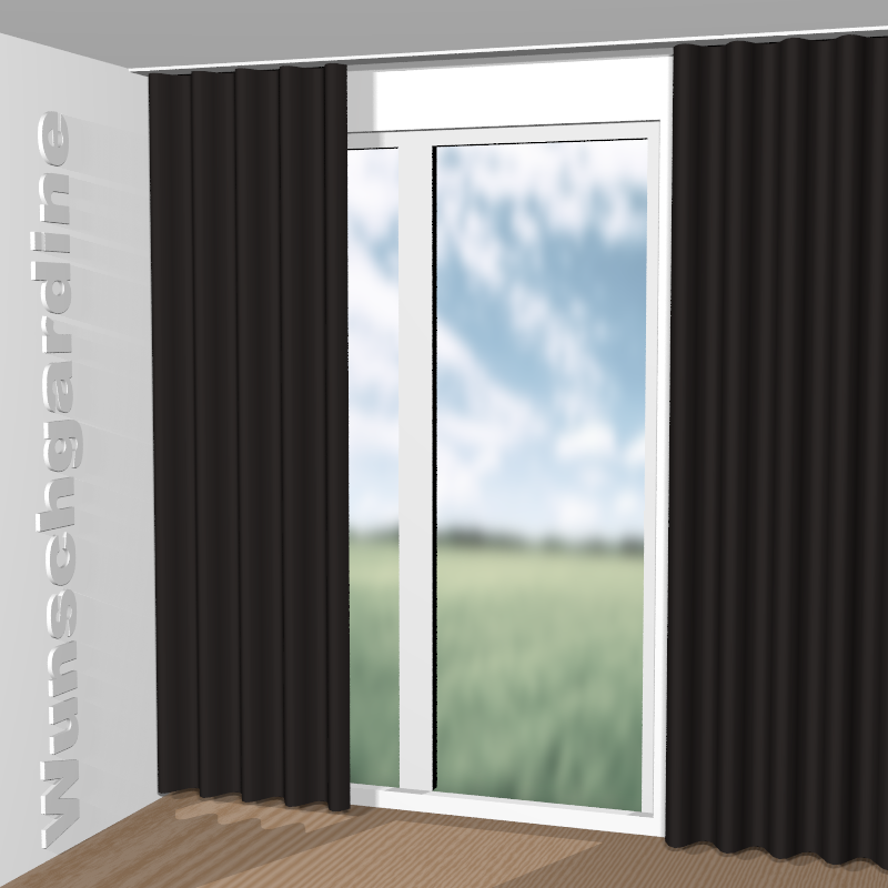 Wellenvorhang aus Crepe Fr JA6195-094