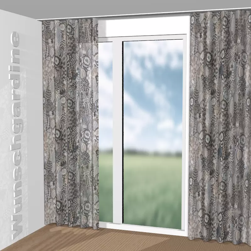 Wellenvorhang aus Curious Wonderland CH3079/070