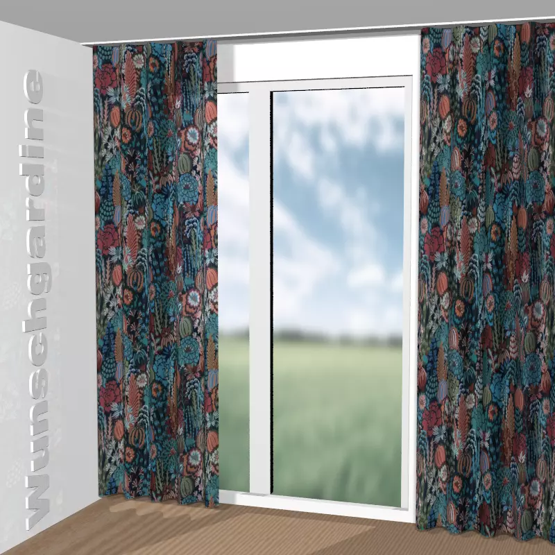 Wellenvorhang aus Curious Wonderland CH3079/080