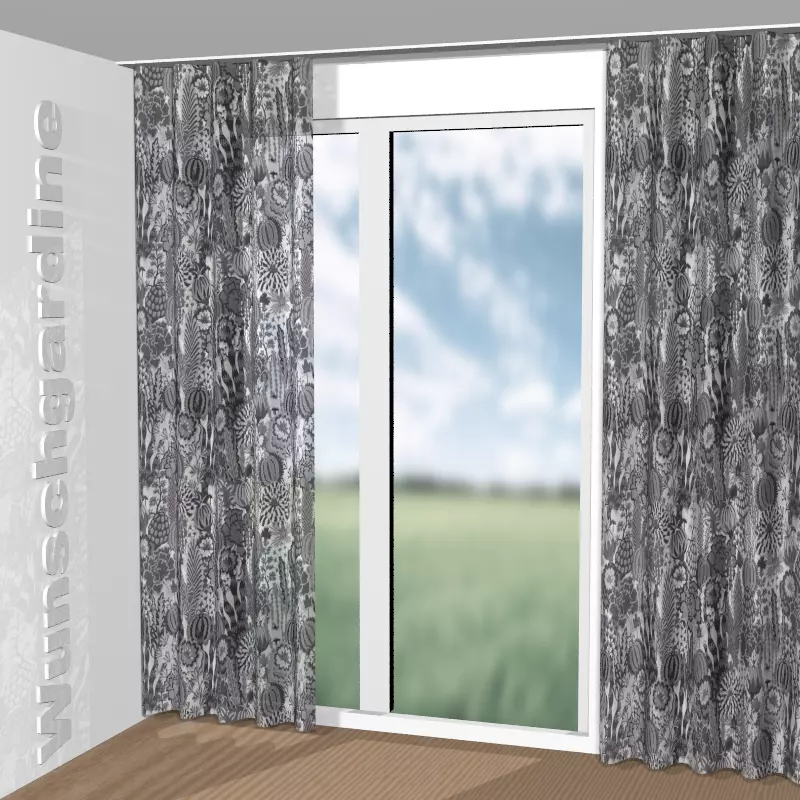 Wellenvorhang aus Curious Wonderland CH3079/091