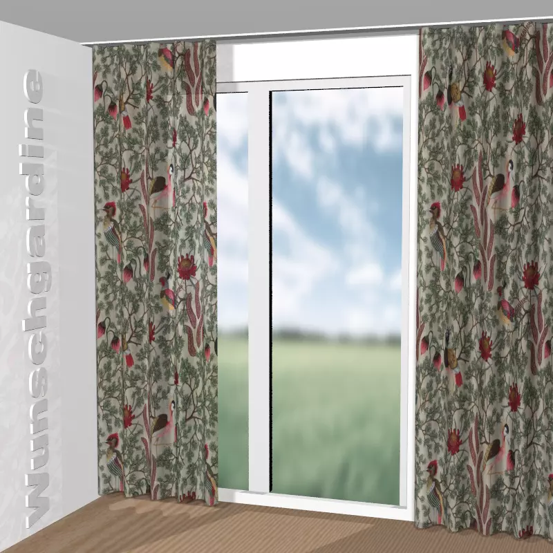 Wellenvorhang aus Curious Woodland CH3088/031