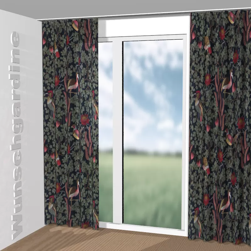 Wellenvorhang aus Curious Woodland CH3088/032