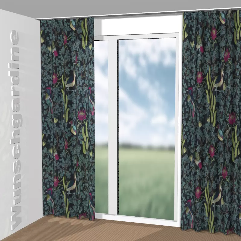 Wellenvorhang aus Curious Woodland CH3088/080