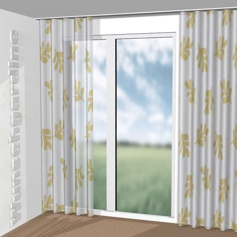 Wellenvorhang aus Cutout 8-4985-040