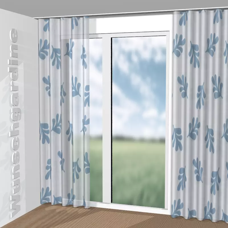 Wellenvorhang aus Cutout 8-4985-050
