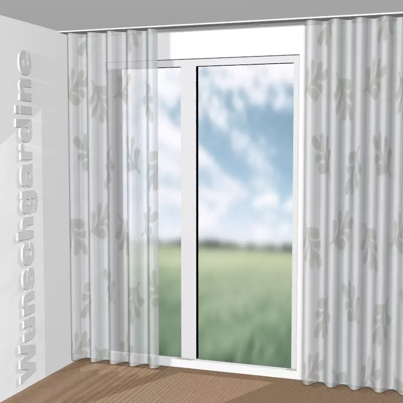 Wellenvorhang aus Cutout 8-4985-070