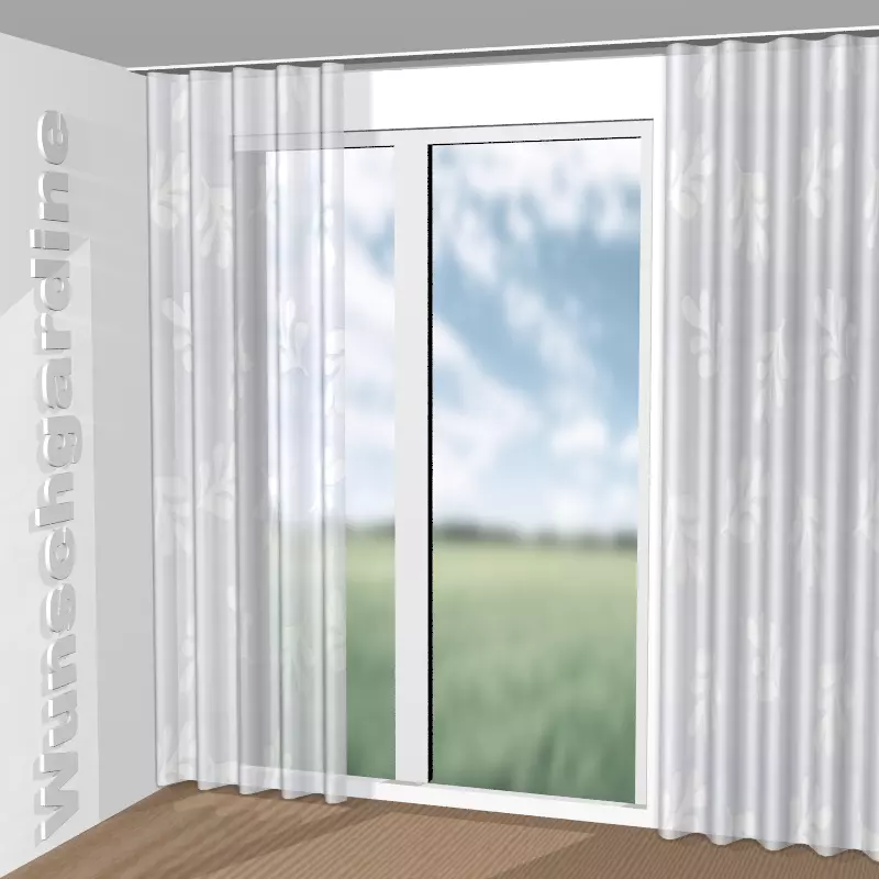 Wellenvorhang aus Cutout 8-4985-090