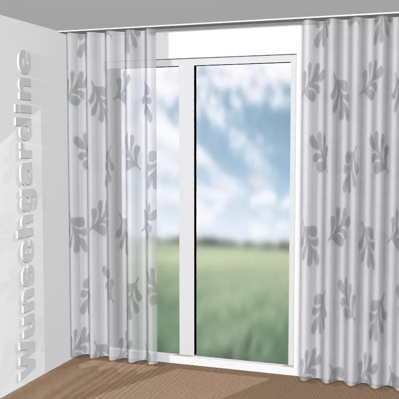 Wellenvorhang aus Cutout 8-4985-091