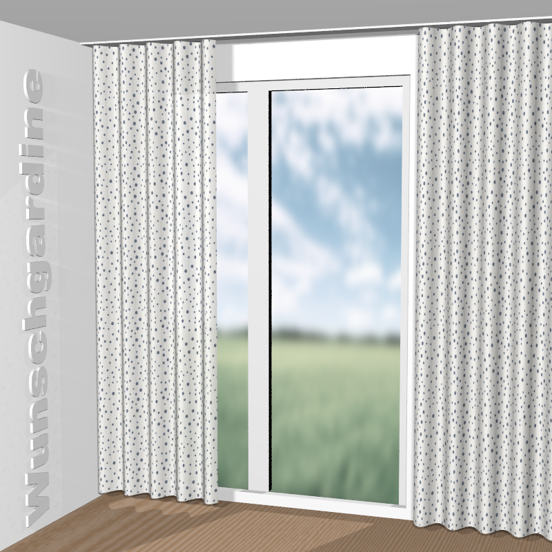 Wellenvorhang aus Daisy JA7160-090