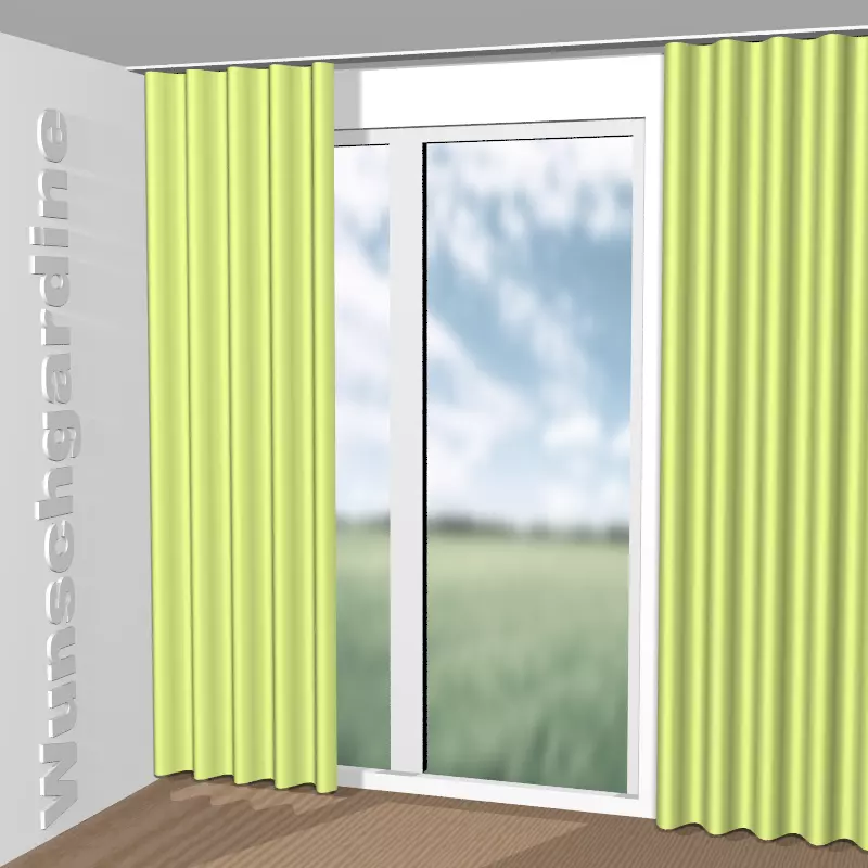 Wellenvorhang aus Dark Fr 300 8-8039-030