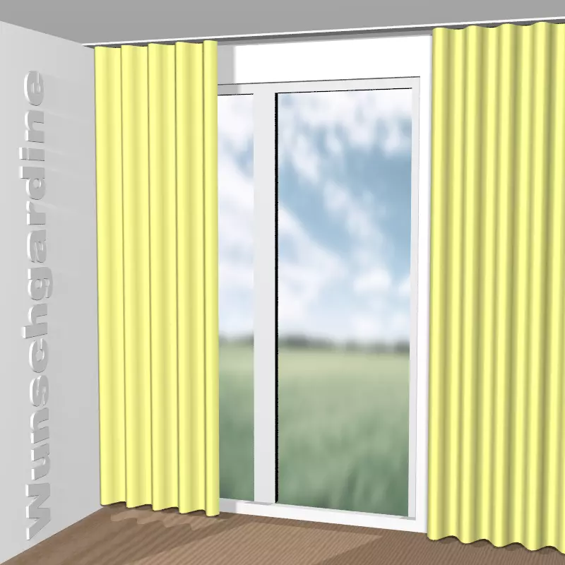 Wellenvorhang aus Dark Fr 300 8-8039-033