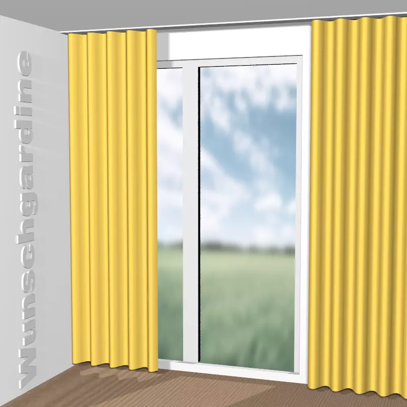 Wellenvorhang aus Dark Fr 300 8-8039-042