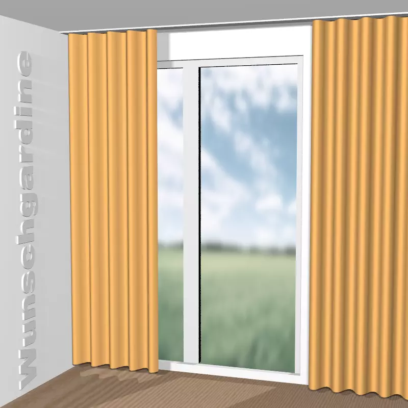 Wellenvorhang aus Dark Fr 300 8-8039-060