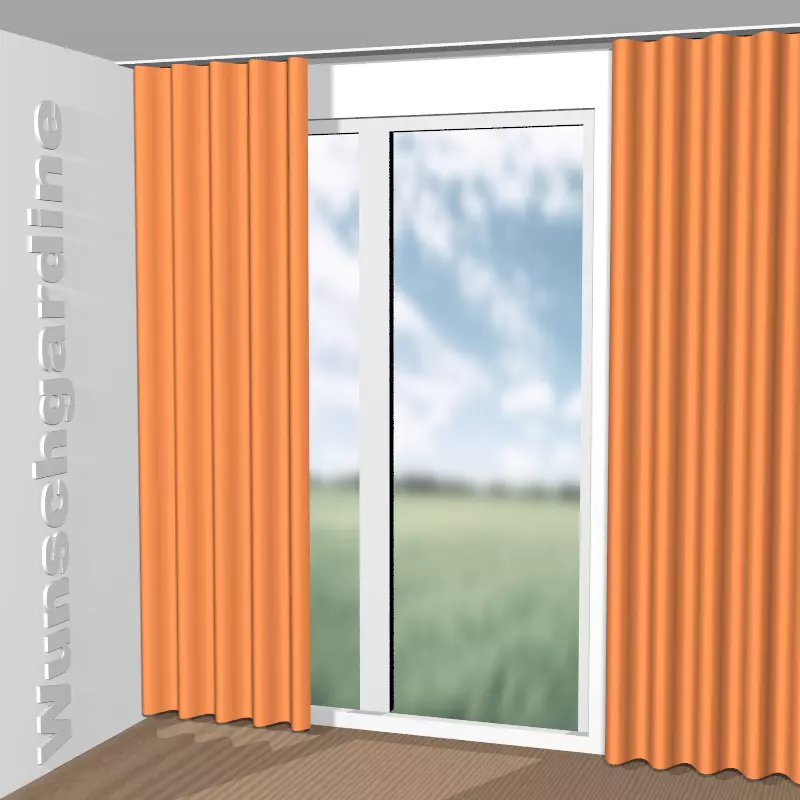 Wellenvorhang aus Dark Fr 300 8-8039-061