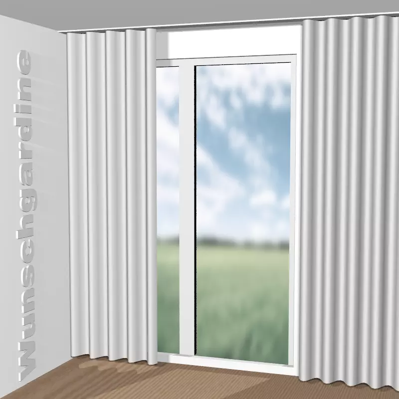 Wellenvorhang aus Dark Night JA6142-070