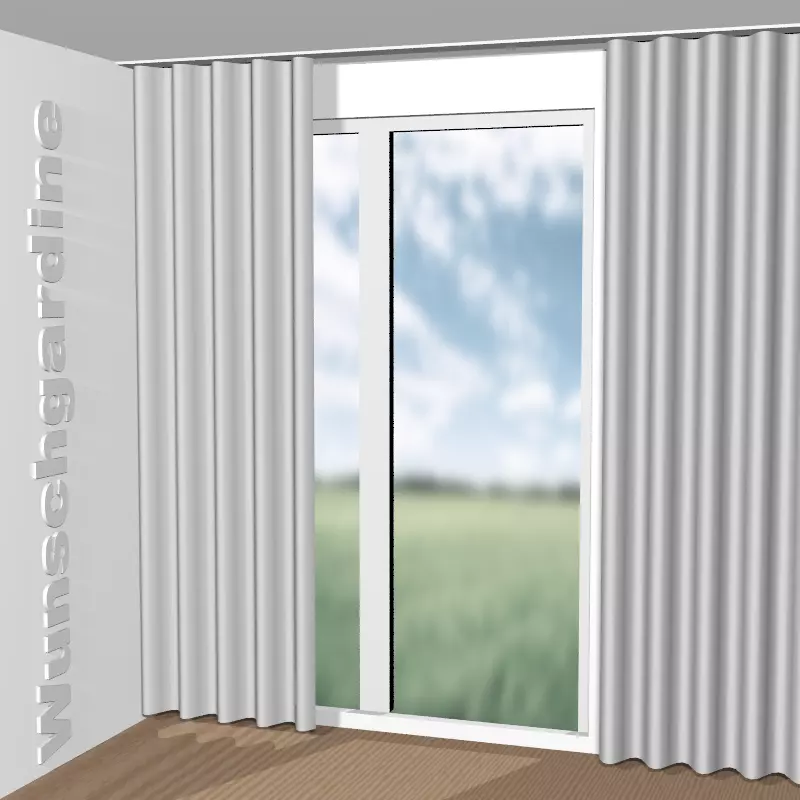 Wellenvorhang aus Dark Night JA6142-091