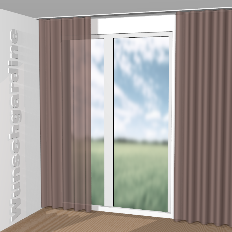 Wellenvorhang aus Daydream FR RE 11034-825