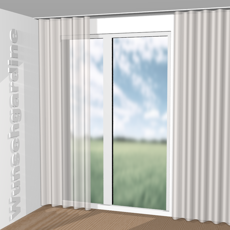 Wellenvorhang aus Debbie 11018-991