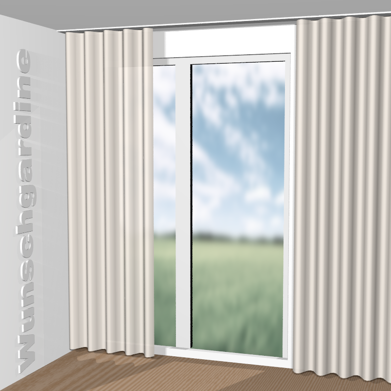 Wellenvorhang aus Deluxe GS4093-070