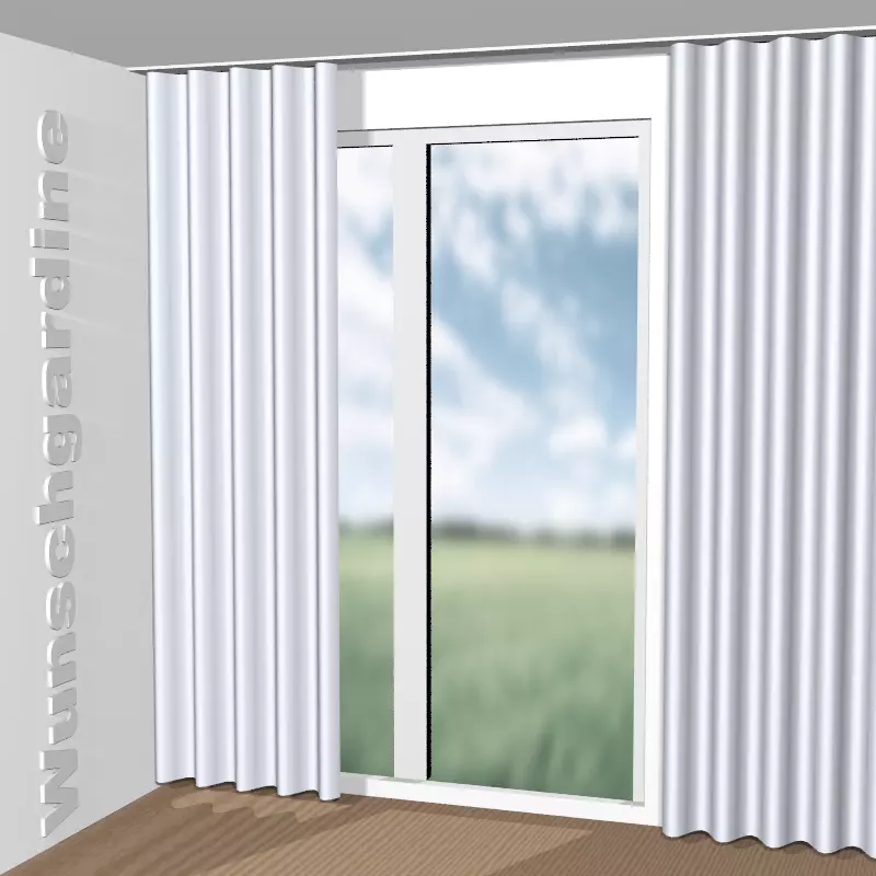 Wellenvorhang aus Dimout Fr 8-8031-090