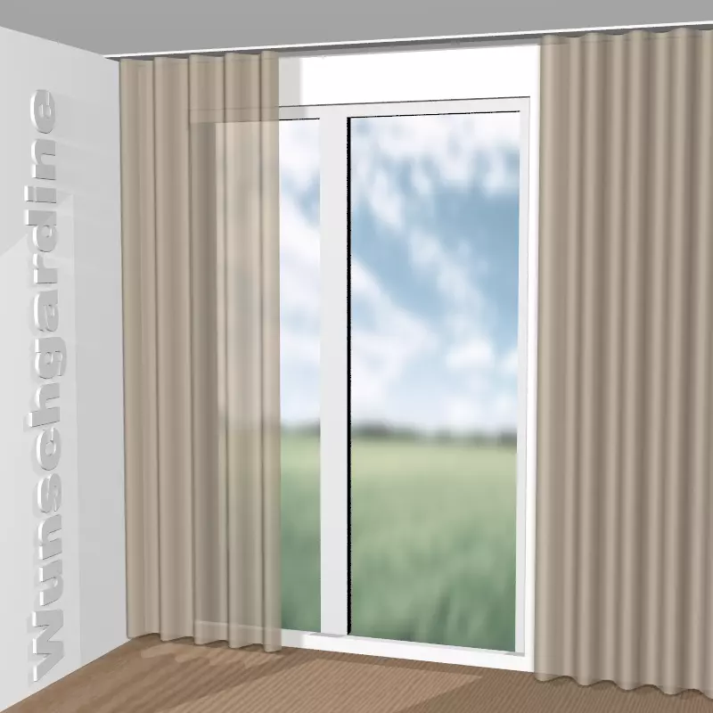 Wellenvorhang aus Dream Weaver CA1812/040