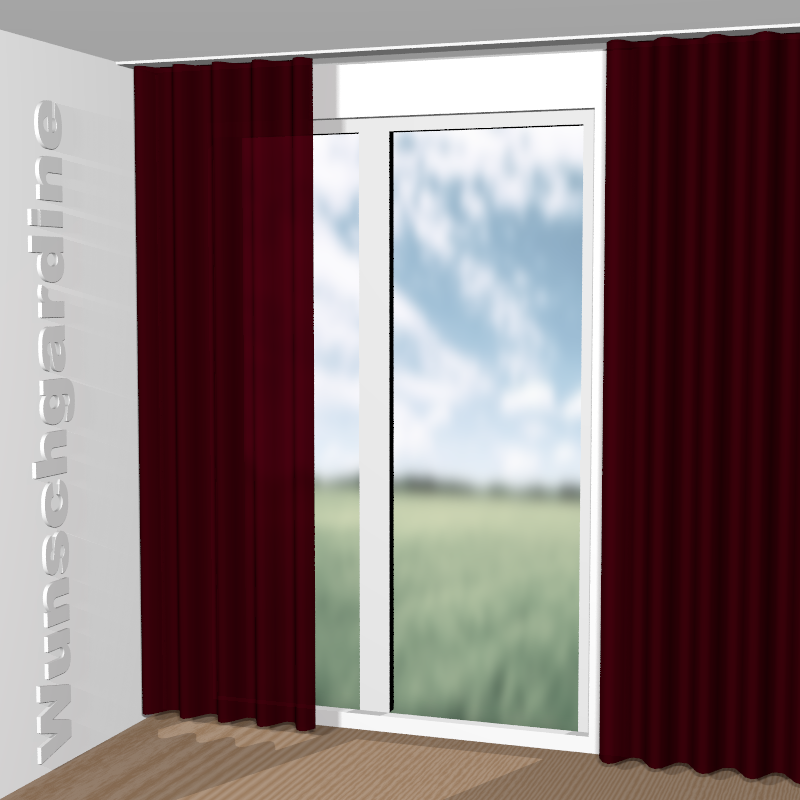 Wellenvorhang aus Easy Velvet JA3021-011