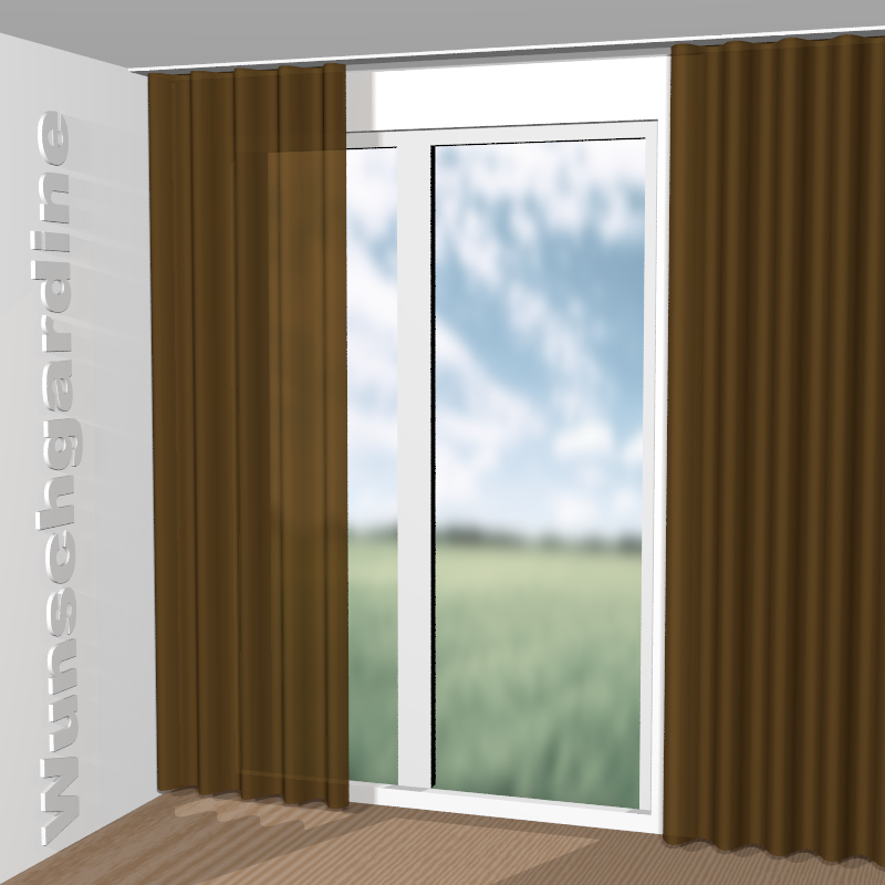 Wellenvorhang aus Easy Velvet JA3021-022