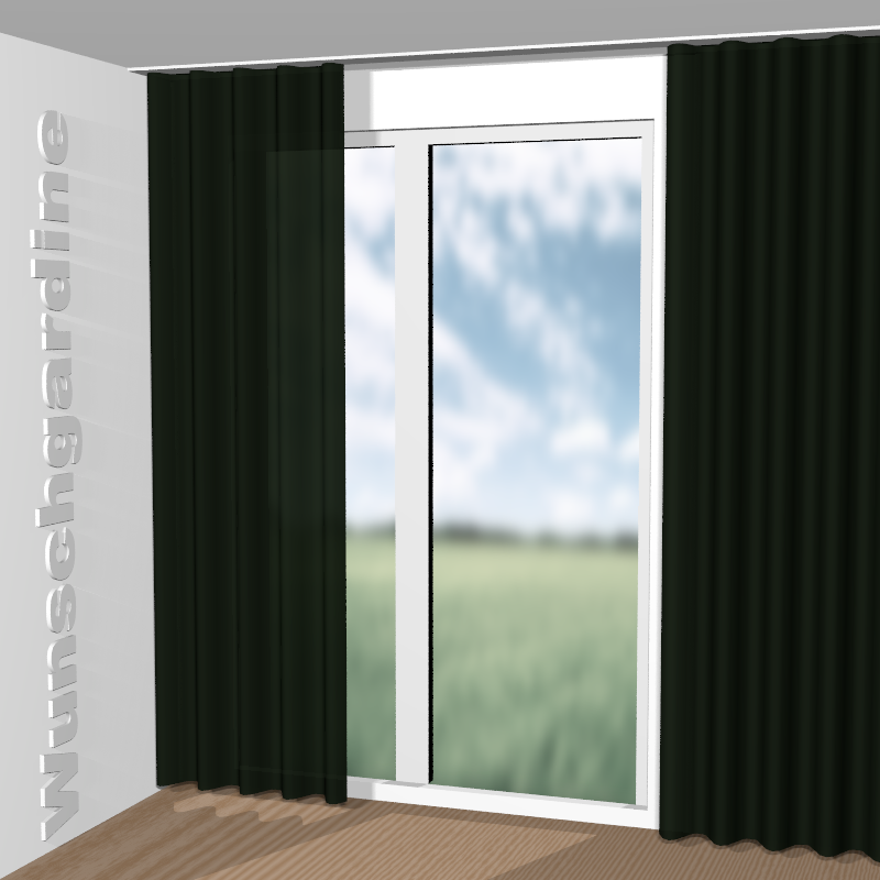 Wellenvorhang aus Easy Velvet JA3021-032