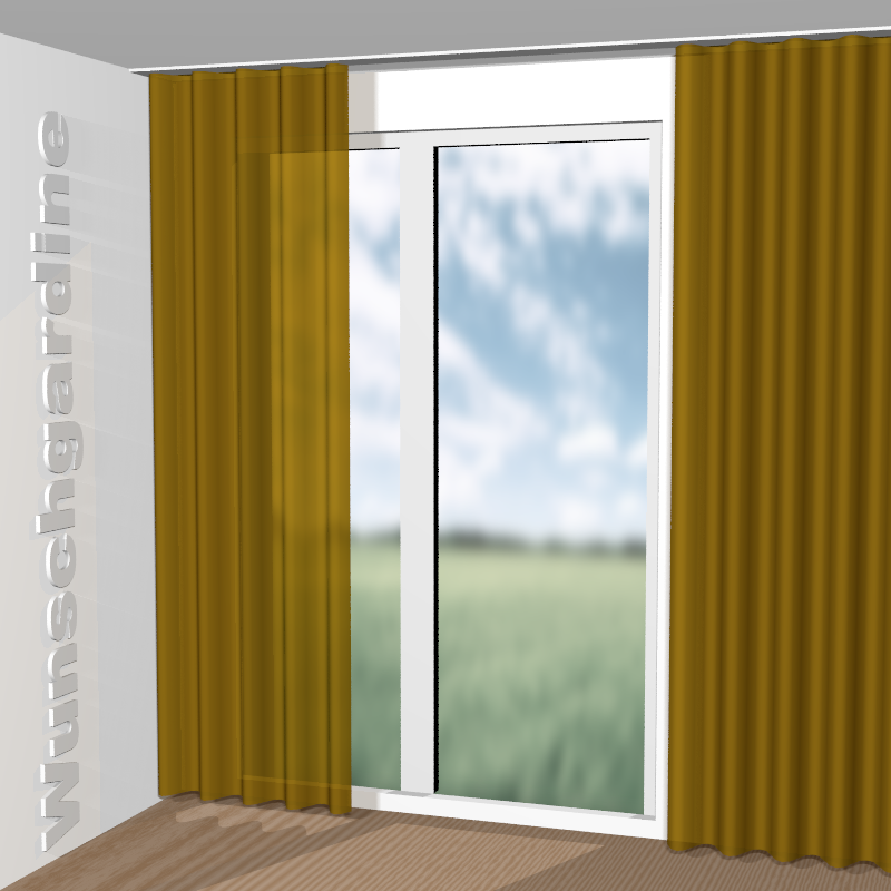 Wellenvorhang aus Easy Velvet JA3021-040