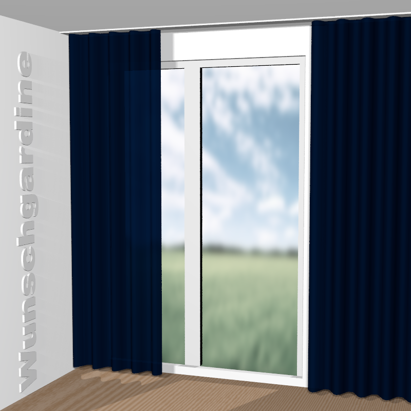 Wellenvorhang aus Easy Velvet JA3021-052