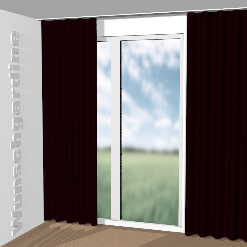 Wellenvorhang aus Easy Velvet JA3021-084