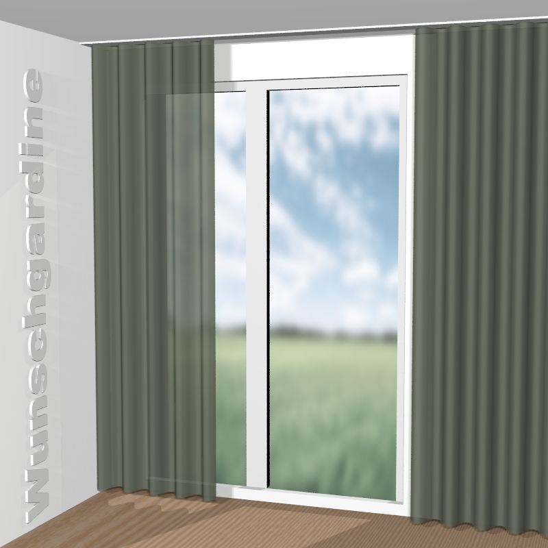 Wellenvorhang aus Echos Pleats JA6181-032