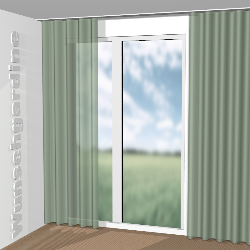 Wellenvorhang aus Echos JA6133-032