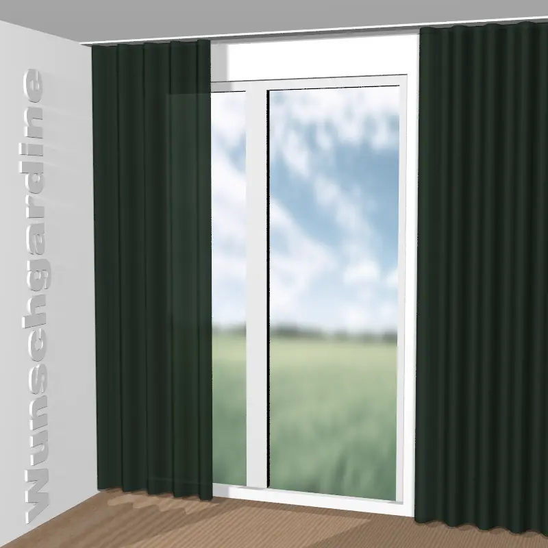 Wellenvorhang aus Empire Velvet JA3038-031