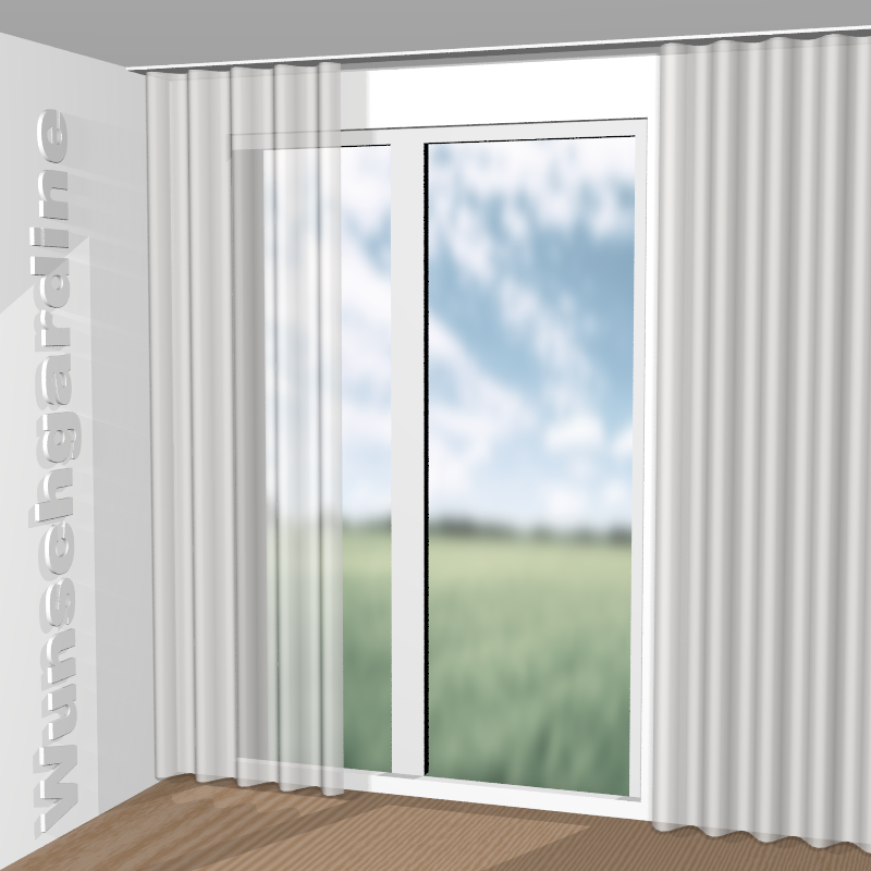 Wellenvorhang aus Entre-Deux RE 19636-880