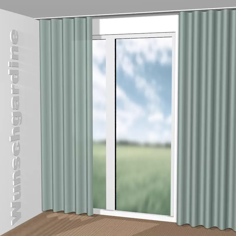 Wellenvorhang aus Everglow CH3160/081