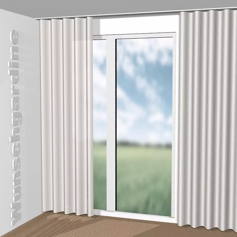 Wellenvorhang aus Everglow CH3160/091